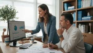 λογιστής σύγχρονο γραφείο