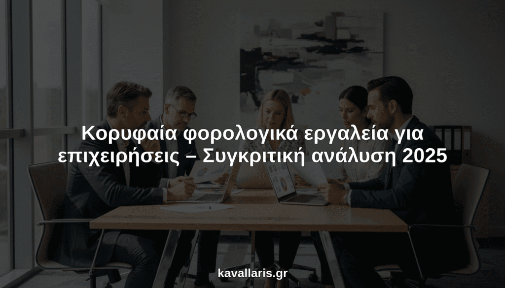 φορολογικά εργαλεία για επιχειρήσεις hero header image