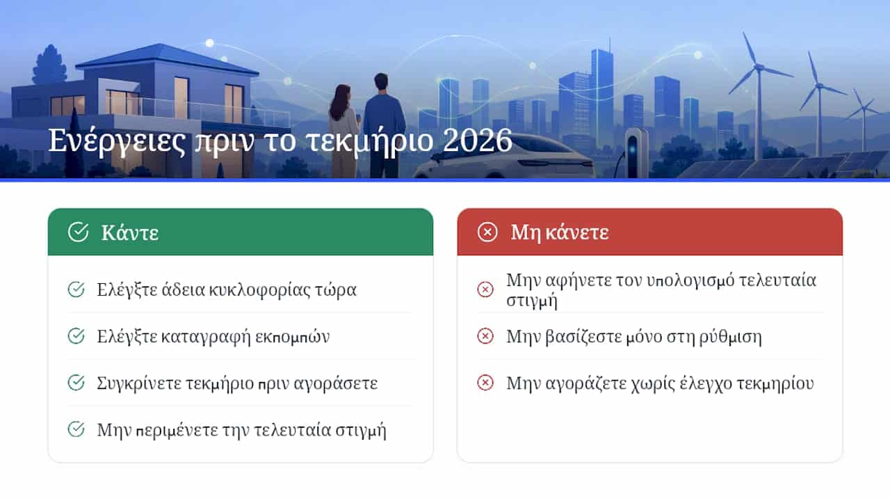 Τι δείχνει η εμπειρία στην πρώτη εφαρμογή της ρύθμισης — overview diagram